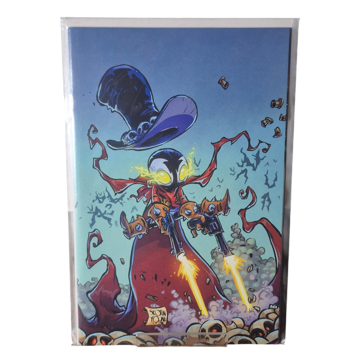 SPAWN #50 Skottie Young Connecting Virgin Variant Set KING/GUNSLINGER/ SCORCHED