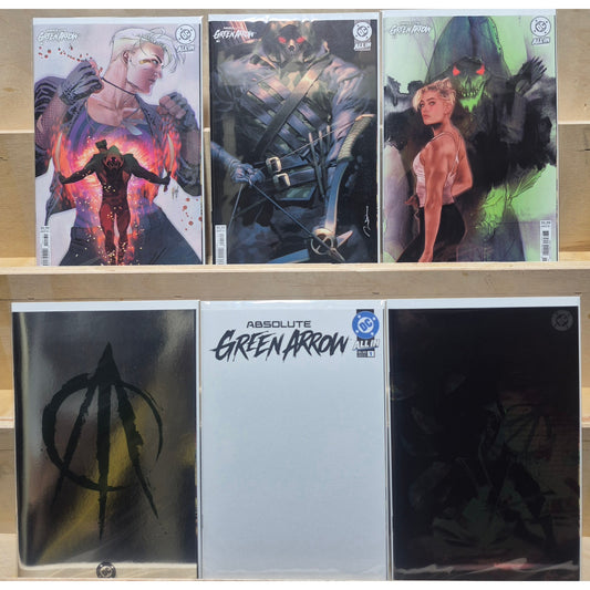 Absolute Green Arrow #1 Variant Set Of 6 Covers B C D E F G